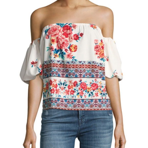 MISA Los Angeles Tops - MISA Los Angeles Renata Off-the-Shldr Top